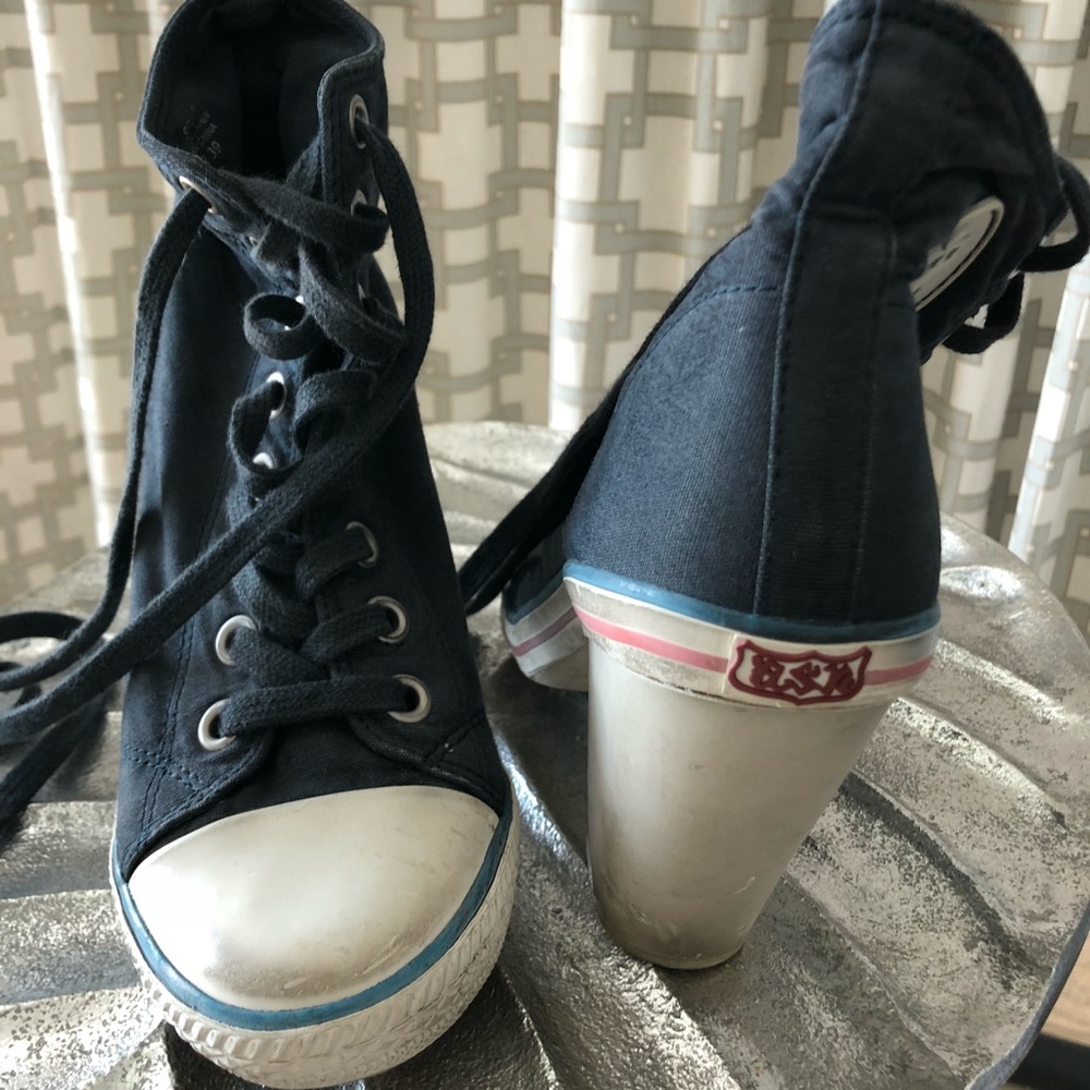 Ash high top high heel sneakers